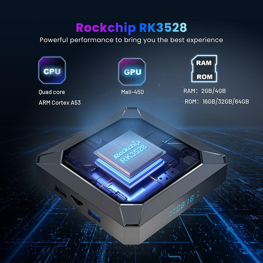 X98K Smart TV Box Android 13.0 - Radxa Rock 5B 16Gb 评论和价格